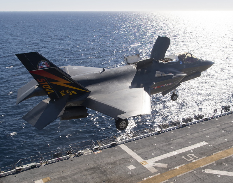 F-35B战机空中待命 海军舰艇高清壁纸合集