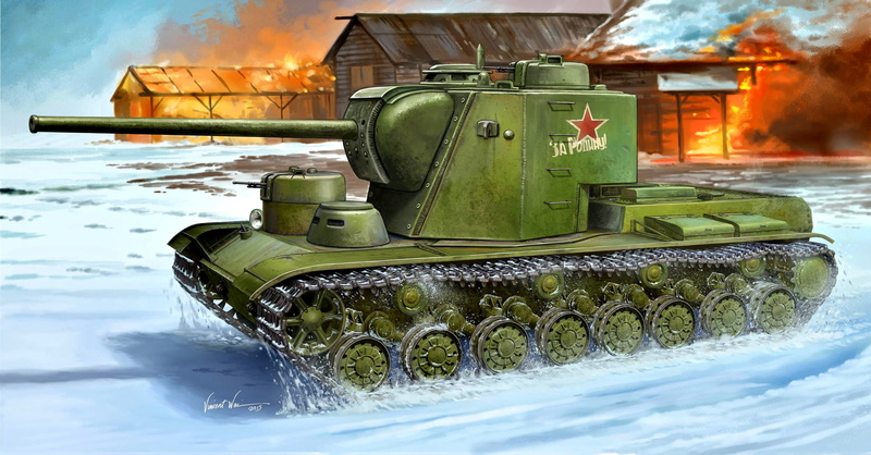苏联卫国战争重型坦克KV-5项目高清壁纸