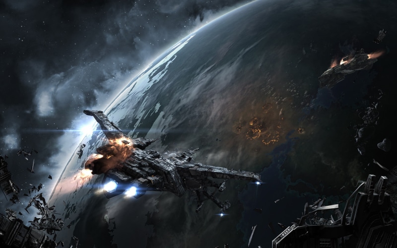 星舰鏖战EVE Online！科幻太空壁纸直接拉满