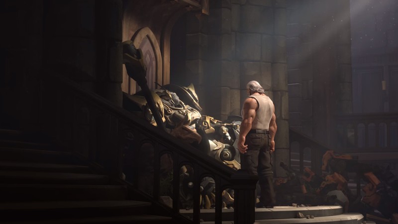 《守望先锋》莱因哈特等英雄高清壁纸合集