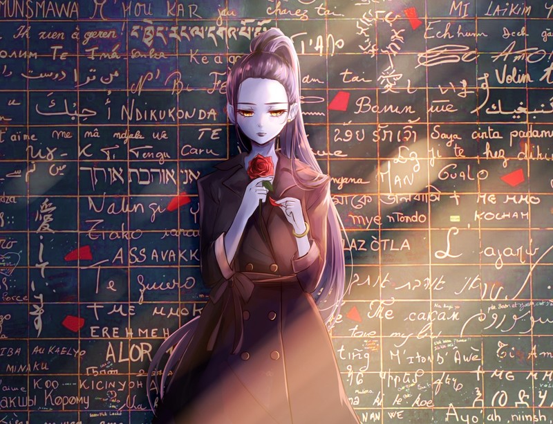 《守望先锋黑百合绝美数字艺术壁纸 黑板玫瑰氛围感拉满》