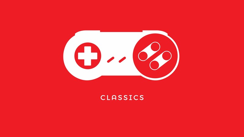 超任天堂复古游戏壁纸 红调极简风拉满