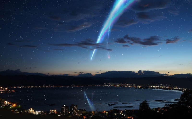 《你的名字》绝美夜景壁纸合集