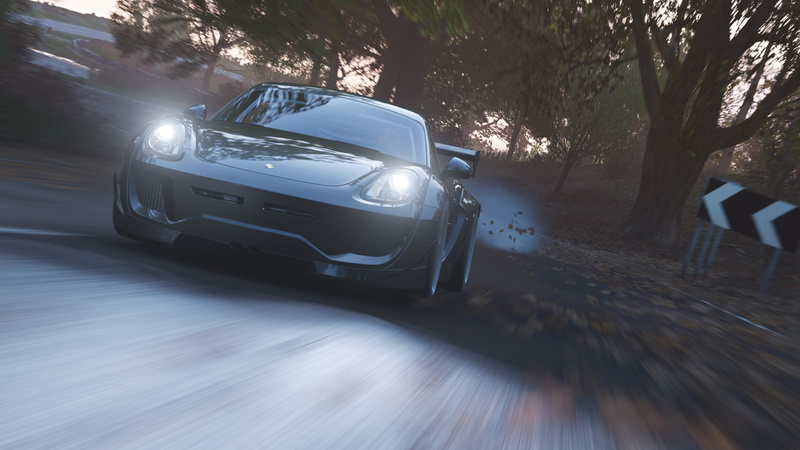 《极限竞速：地平线4》保时捷Cayman S改装版壁纸分享