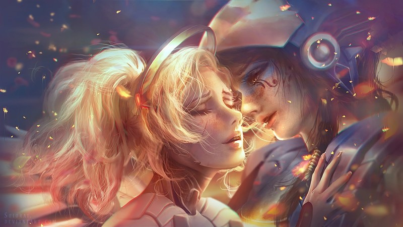 《守望先锋》角色同人数字壁纸合集