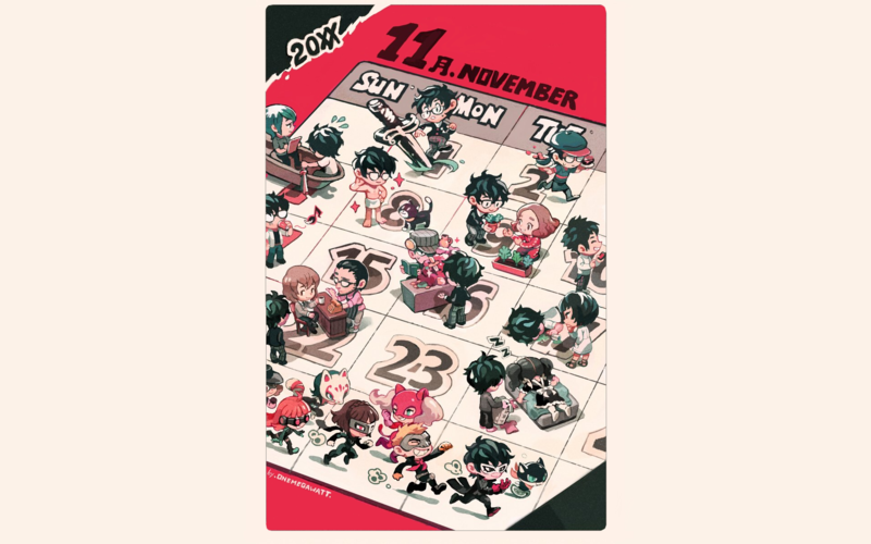 《女神异闻录5》全角色高清壁纸合集