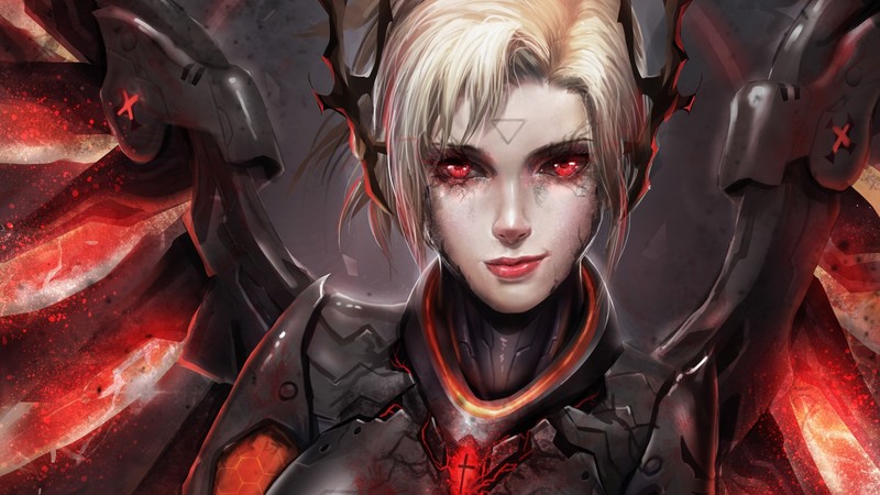 守望先锋同人壁纸合集 角色黑化暗黑画风