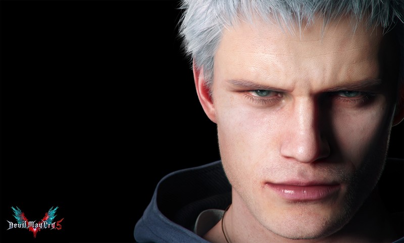 《鬼泣》系列尼禄壁纸合集 白发男主数字艺术高清图