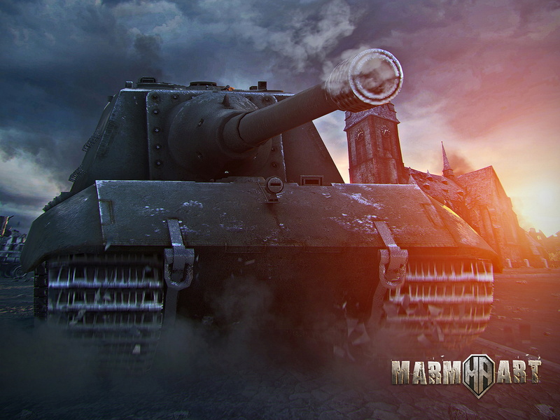 《坦克世界废墟场景高清壁纸合集》