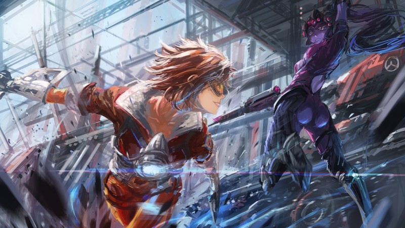 WLOP绘制的守望先锋同人壁纸合集来了