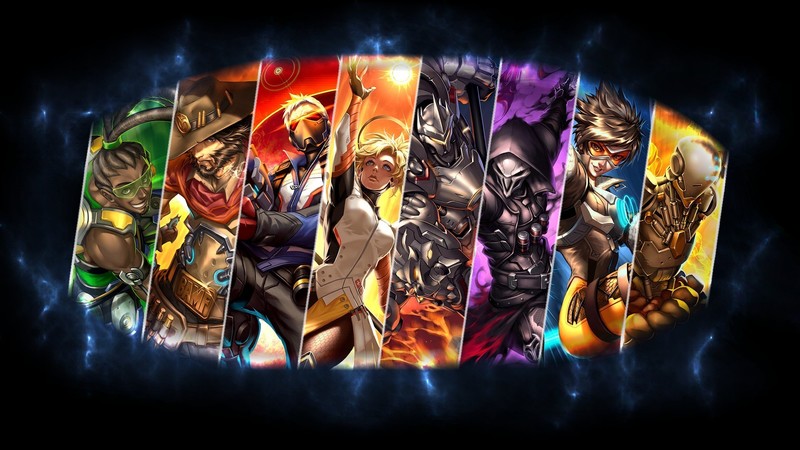 《守望先锋》热门英雄同人壁纸合集 高清无水印