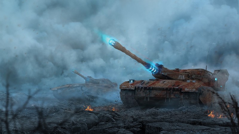 ArtStation平台坦克载具数字艺术高清壁纸