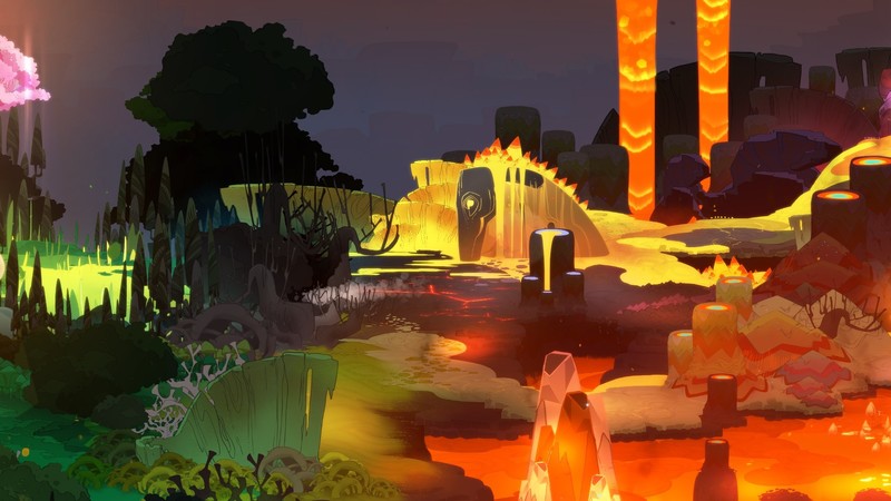 超燃竞技游戏《Pyre》绝美艺术壁纸 色彩盛宴拉满