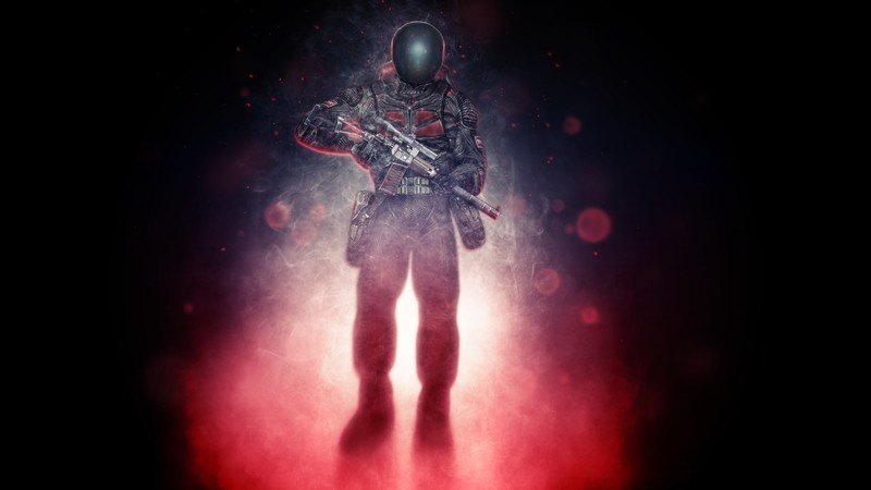 游戏里的硬核战士与枪械壁纸合集