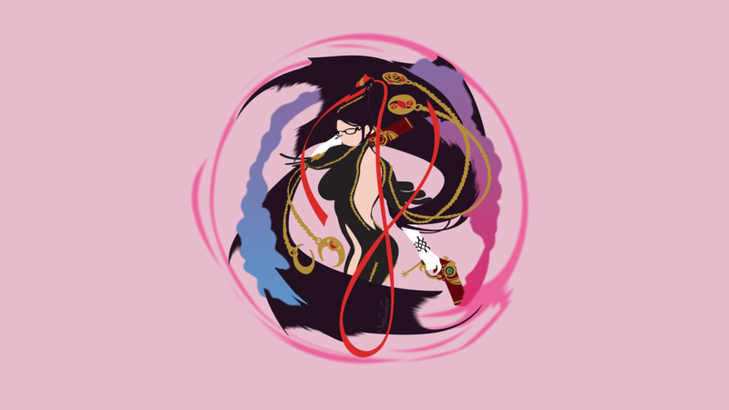 猎天使魔女极简风壁纸合集！极简背景 电子游戏