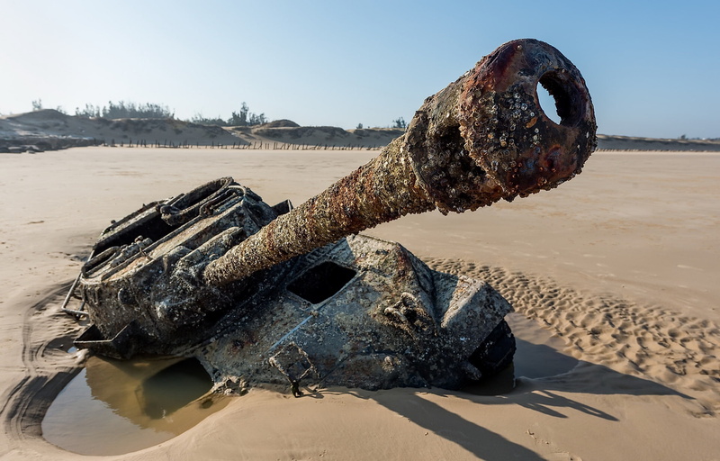 M18地狱猫坦克残骸1080P高清壁纸