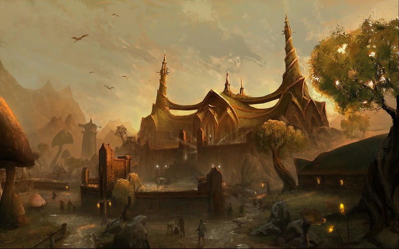 上古卷轴OL壁纸合集！游戏迷狂喜的幻想风高清美图