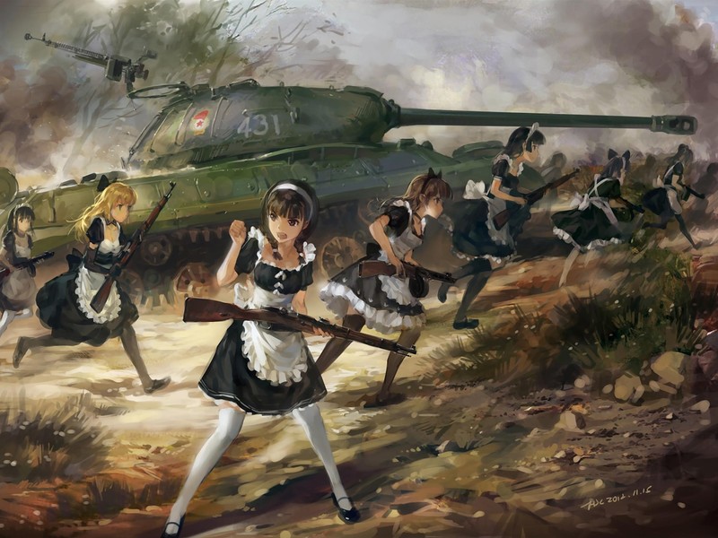 女仆装女仆主题高清壁纸合集