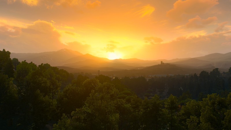 巫师3：狂猎绝美黄昏壁纸合集