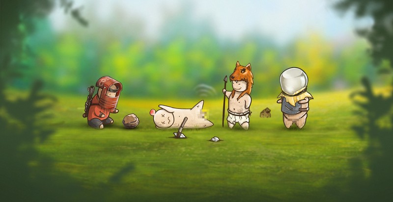 极简风游戏壁纸合集 铁锈 草地 游戏场景