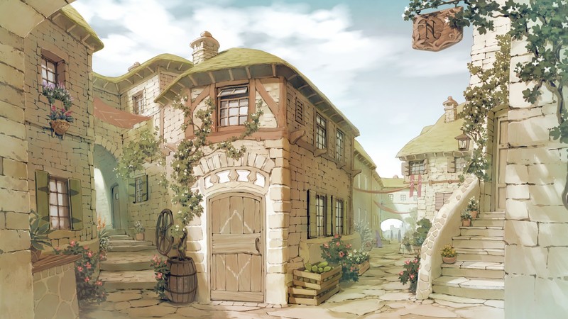 炼金工房风格游戏小镇壁纸合集