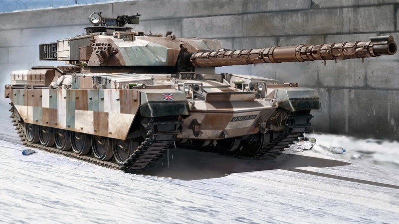 FV4201酋长主战坦克军事手绘高清壁纸来了