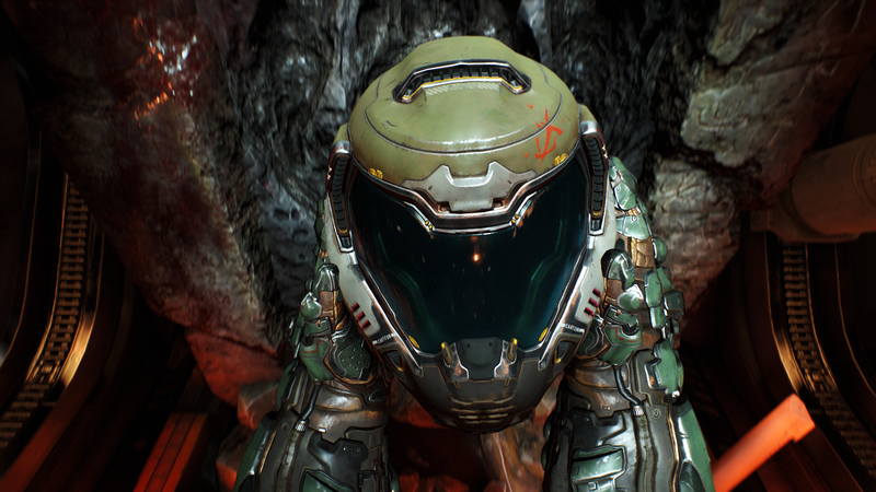 《毁灭战士2016》高清壁纸合集：铁血战士战甲与创意二创