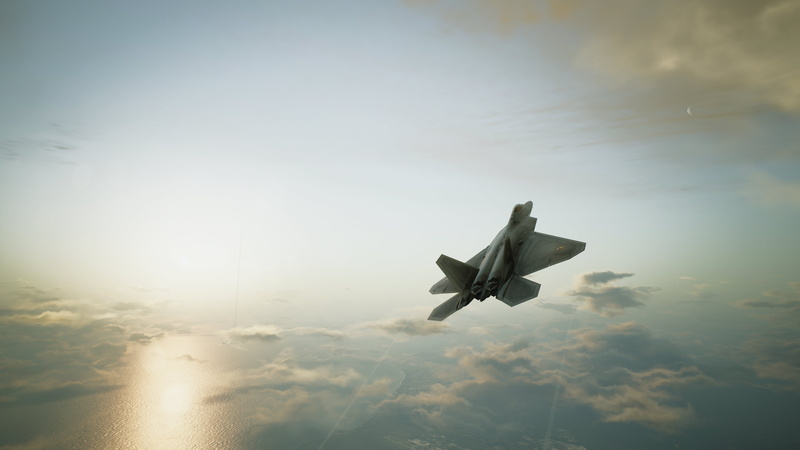 《皇牌空战7》F-22猛禽战机 4K高清壁纸