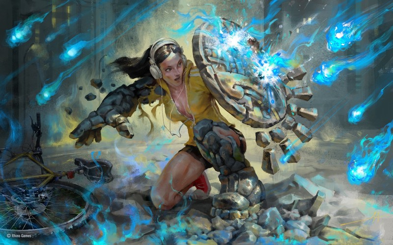 跪姿幻想女战士壁纸合集 头戴耳机超有氛围感