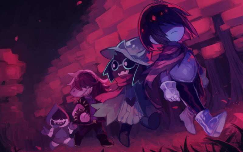 《Undertale》暗黑风格游戏壁纸合集：还有《Deltarune》相关壁纸