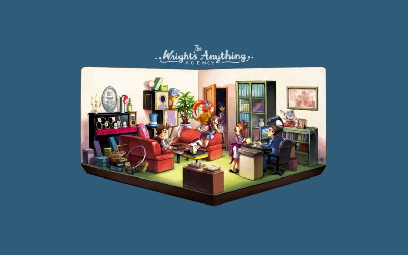 这款超帅的游戏同人壁纸合集！逆转裁判、皇牌空战7、守望先锋角色都有