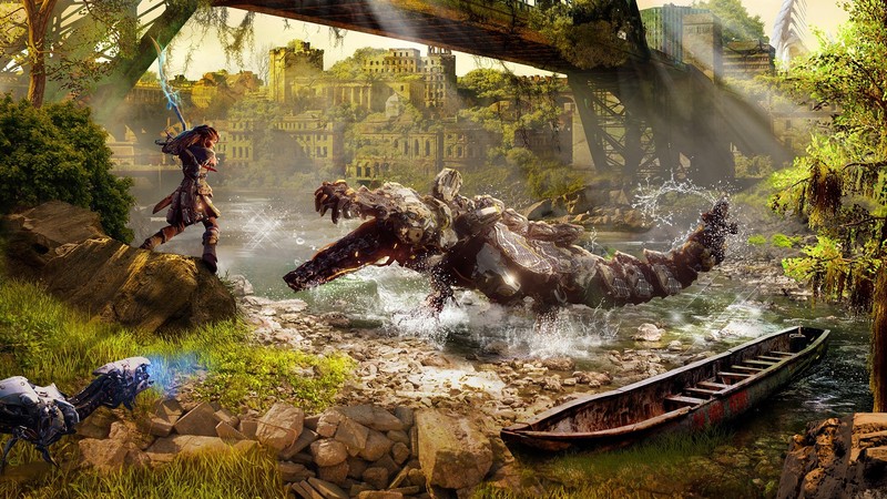 《地平线：零之曙光》绝美游戏壁纸 主角埃洛伊邂逅荒野自然