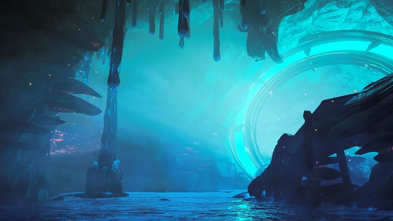 星际战甲洞穴场景壁纸