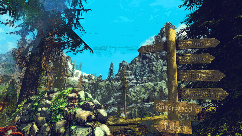 《上古卷轴5：天际》卡通风格壁纸分享