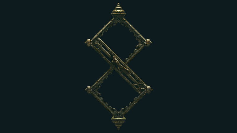 红发游戏少女红唇插画壁纸