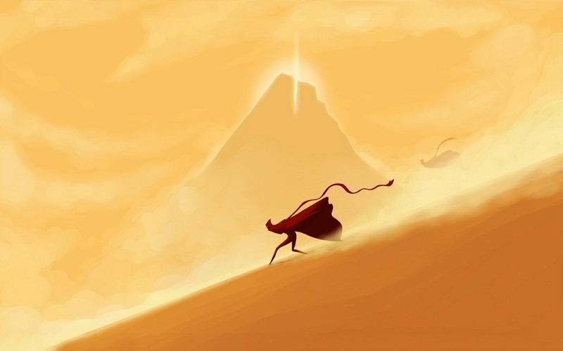 风与黄沙里的旅途游戏壁纸