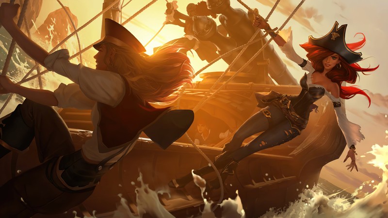 厄运小姐壁纸合集 英雄联盟 符文大地传说 游戏壁纸