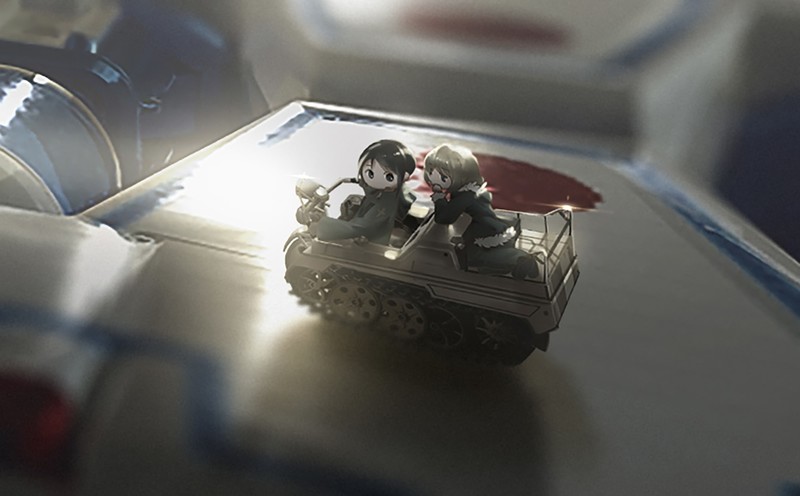 少女终末旅行 坦克 动漫少女 萝莉高清壁纸