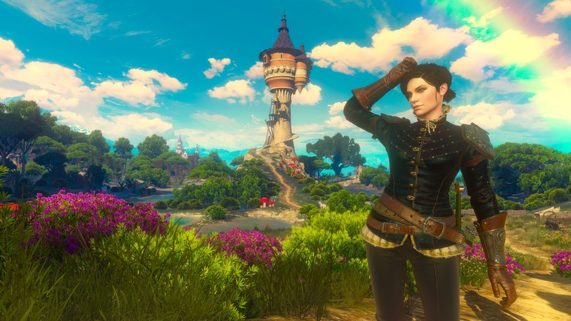 巫师系列壁纸合集：《巫师3：狂猎》血与酒 游戏少女席安娜