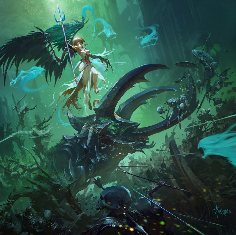 720P高清壁纸推荐：Bayard Wu笔下的囚禁动物与战争主题甲虫