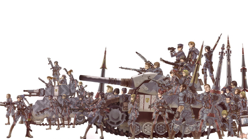 战场少女与坦克的高清壁纸合集