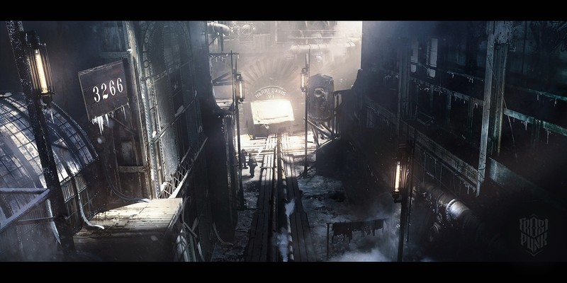 《冰汽时代 绝美雪景城市游戏艺术壁纸合集》