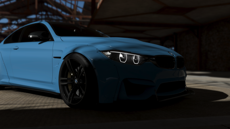 《地平线4里的宝马蓝影 这套壁纸绝了》