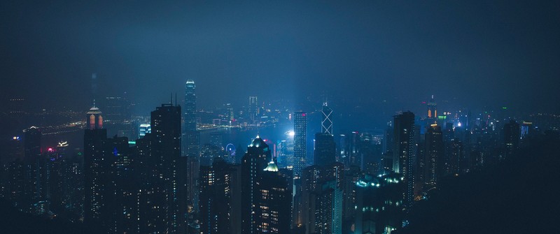 夜晚都市艺术壁纸