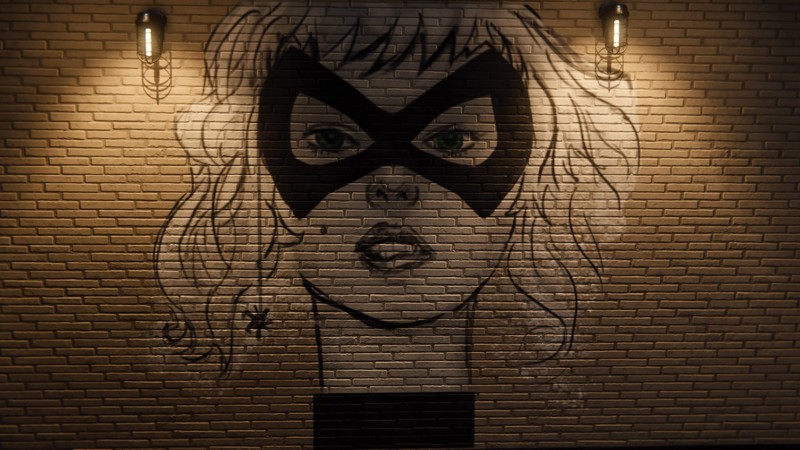 游戏主题壁纸 女生 面具 面部高清壁纸