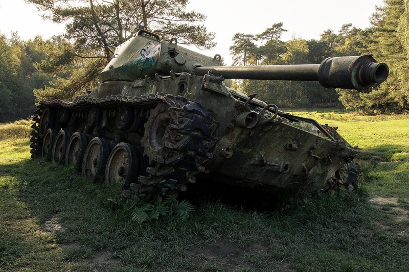 废弃的M41沃克斗牛犬坦克壁纸