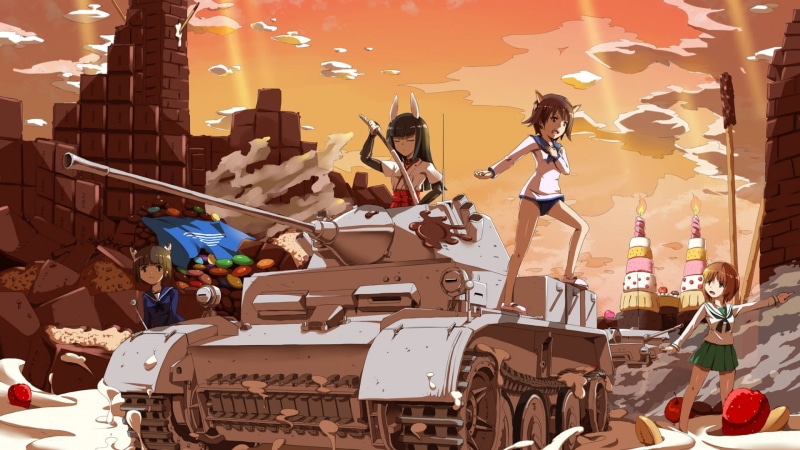 少女与战车联动强袭魔女高清壁纸合集