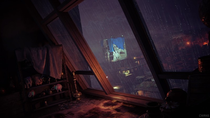 《秘境探险：失落的遗产》雨中场景壁纸 游戏原画氛围感拉满