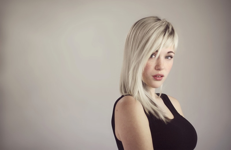 金发少女肖像壁纸合集