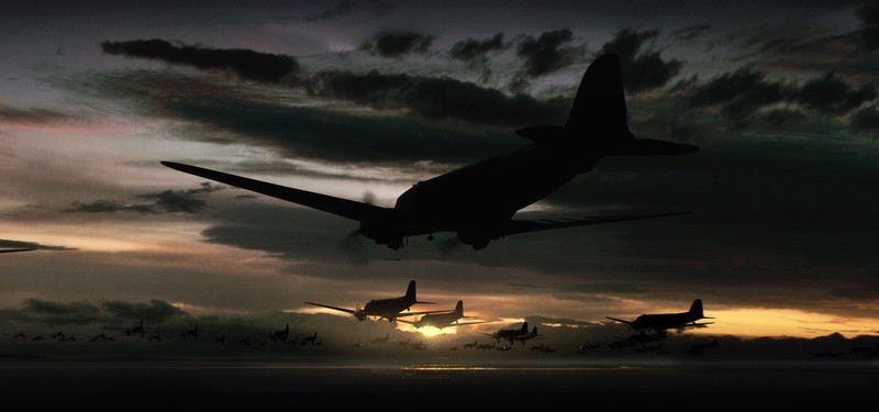 《霸王行动》电影概念艺术：二战军机数字手绘壁纸